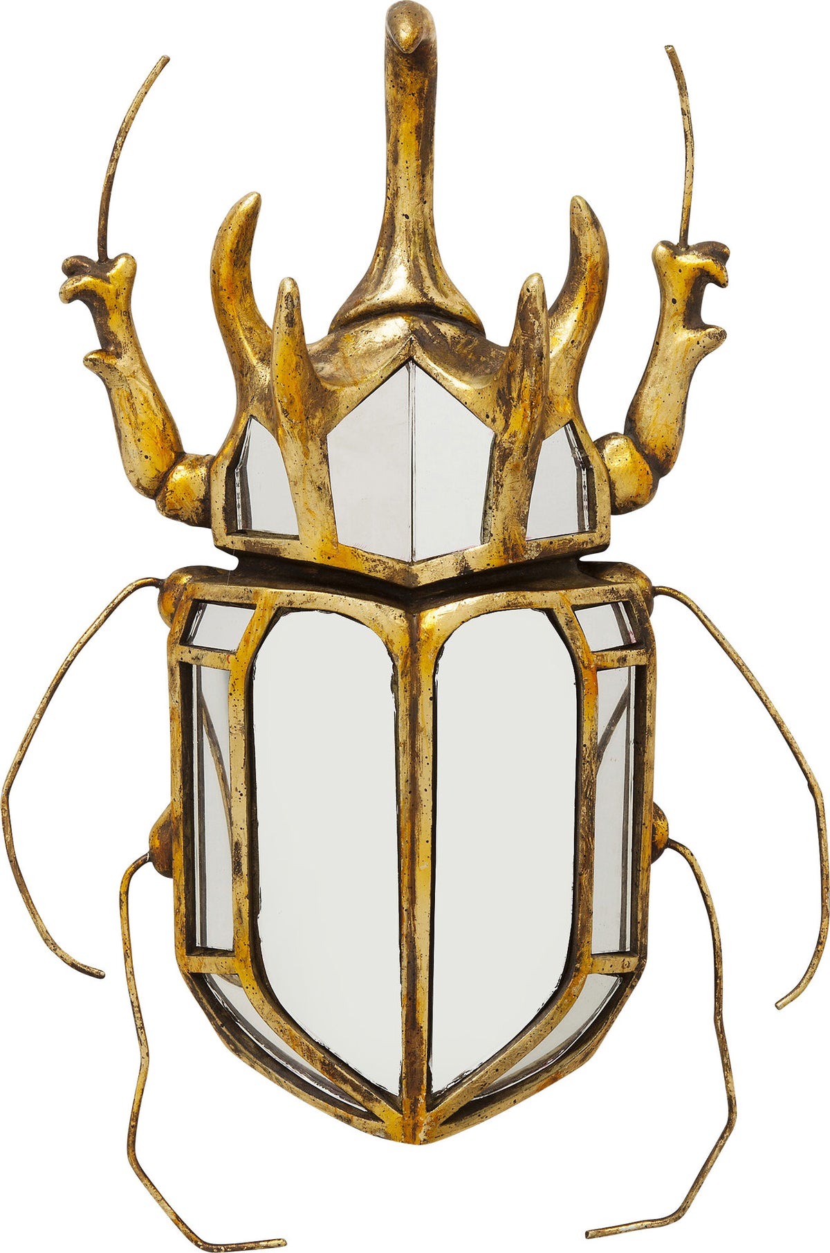 Mirrored Beetle — Handmade Wall Decoration