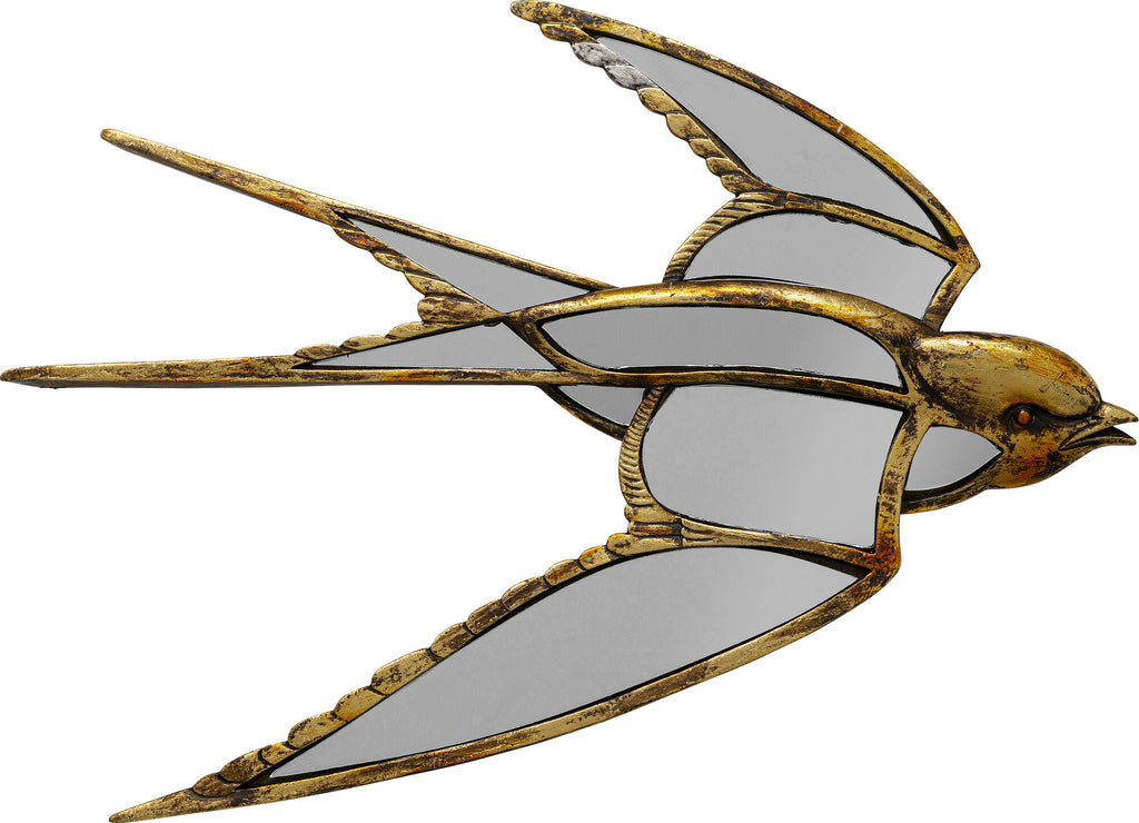 Mirrored Swallow — Handmade Wall Decoration