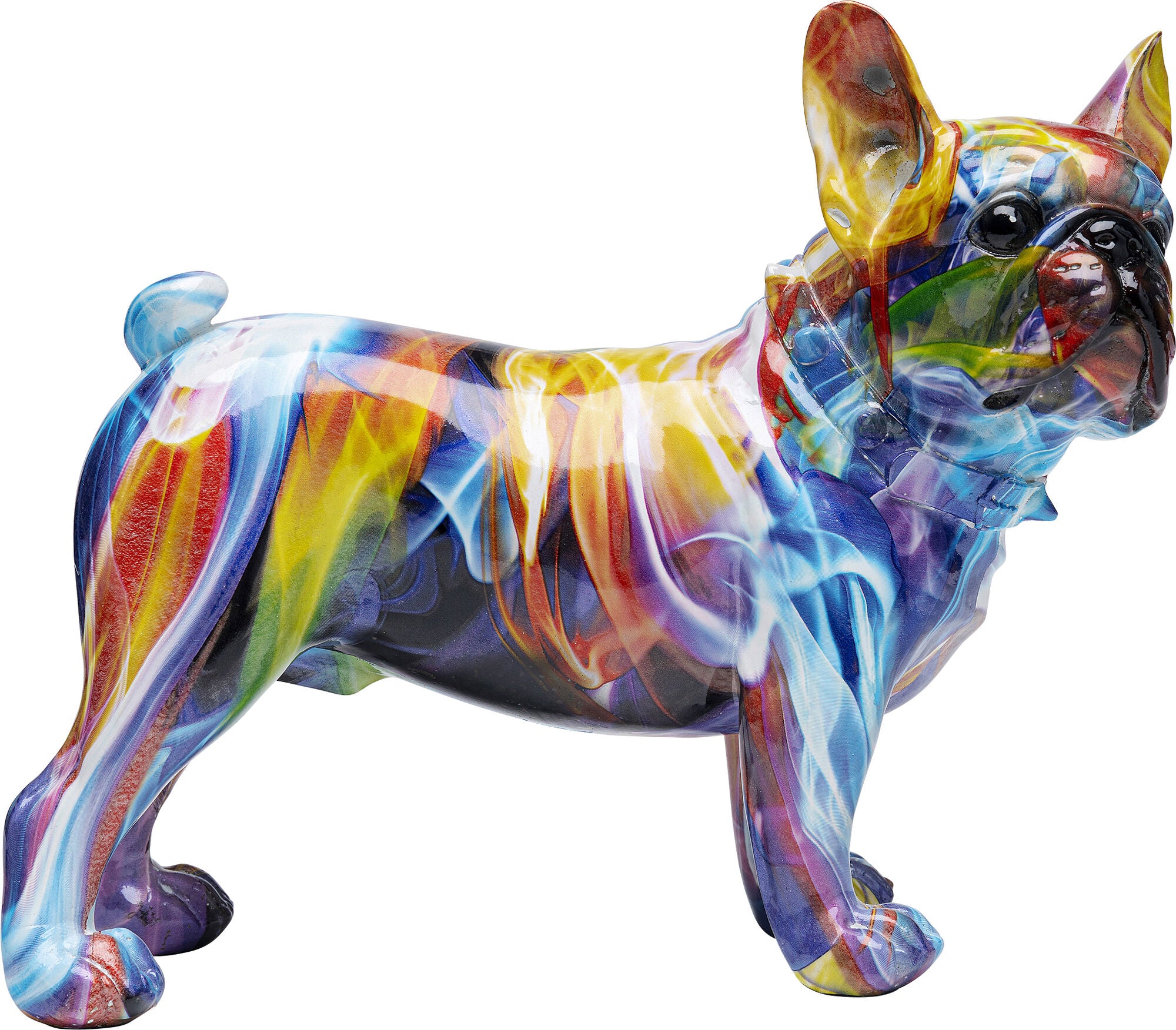 Graffiti Bulldog — Handmade Decorative Figurine