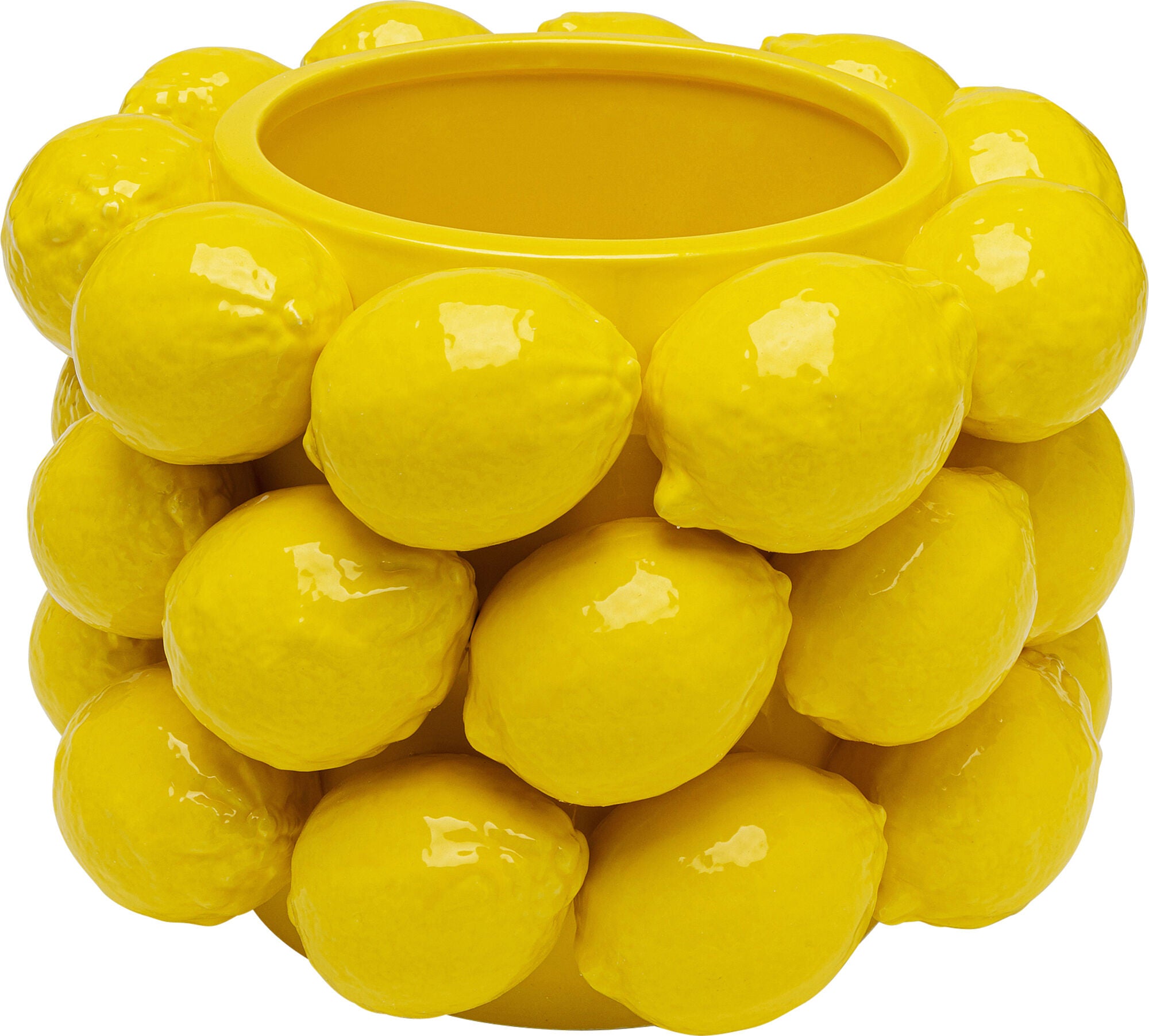 Mini Lemon Vase — Handmade Ceramic Decoration