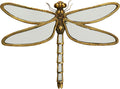 Mirrored Dragonfly — Handmade Wall Decoration