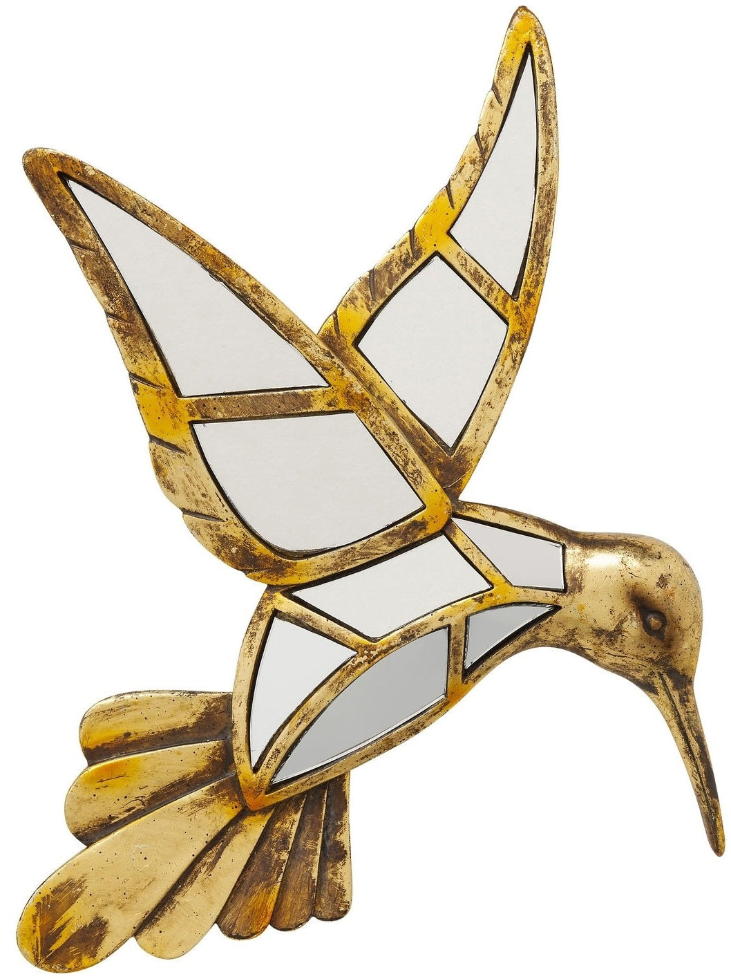 Mirrored Hummingbird — Handmade Wall Decoration