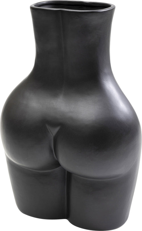 Black Body Vase — Handmade Ceramic Decoration