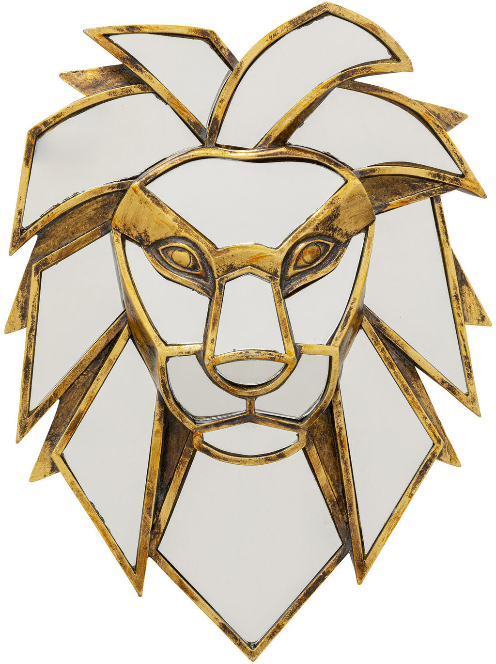 Mirrored Lion — Handmade Wall Decoration