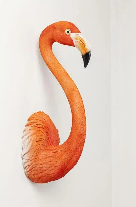 Flamingo Head — Handmade Wall Decoration