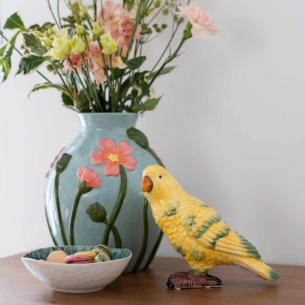 Ceramic Parrot — Handmade Decorative Figurine