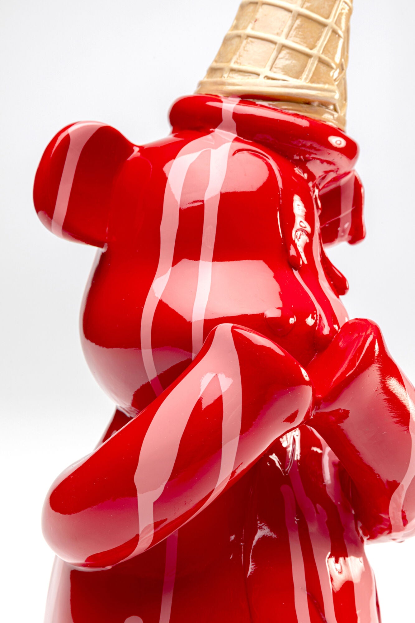 Ice Cream Bear — Handmade Decorative Figurine