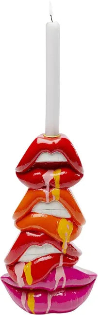 Lips Pop-Art Vase — Handmade Decoration