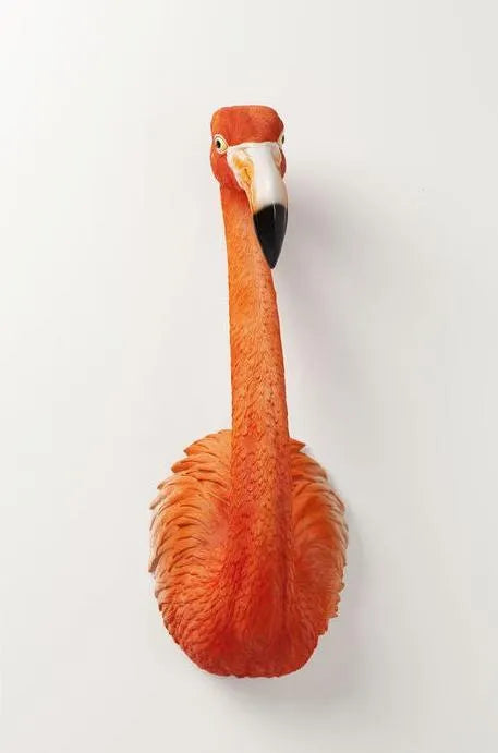 Flamingo Head — Handmade Wall Decoration