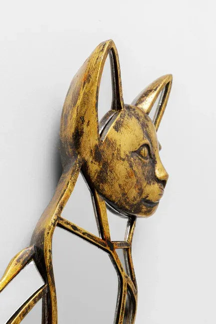 Mirrored Cat — Handmade Wall Decoration