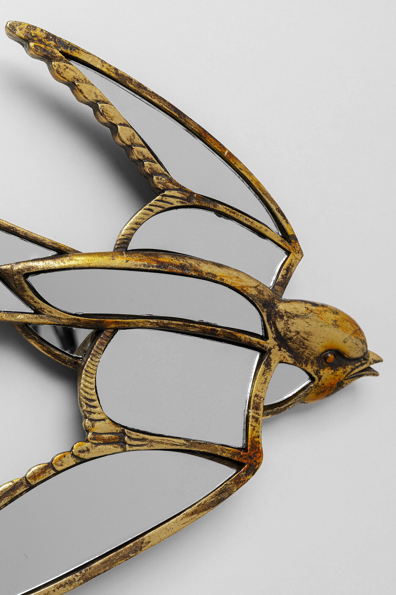 Mirrored Swallow — Handmade Wall Decoration