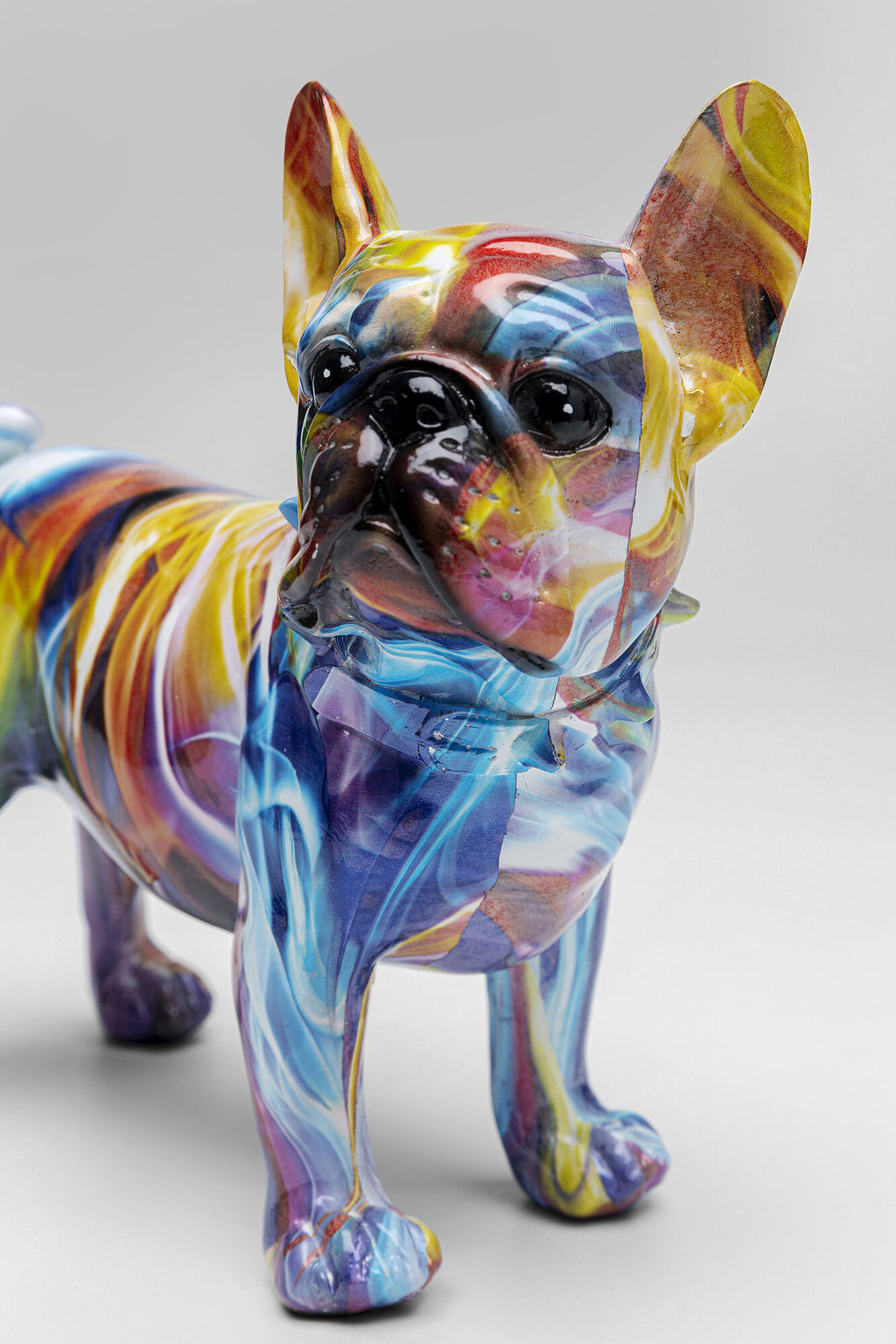 Graffiti Bulldog — Handmade Decorative Figurine