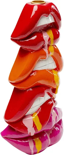 Lips Pop-Art Vase — Handmade Decoration