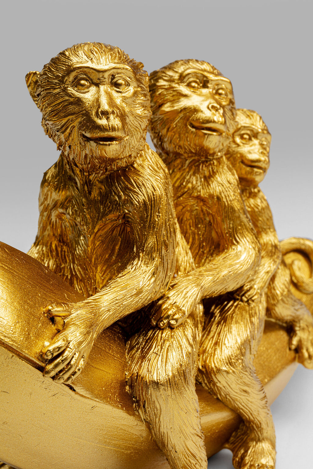 Monkeys on a Banana — Handmade Decorative Figurine