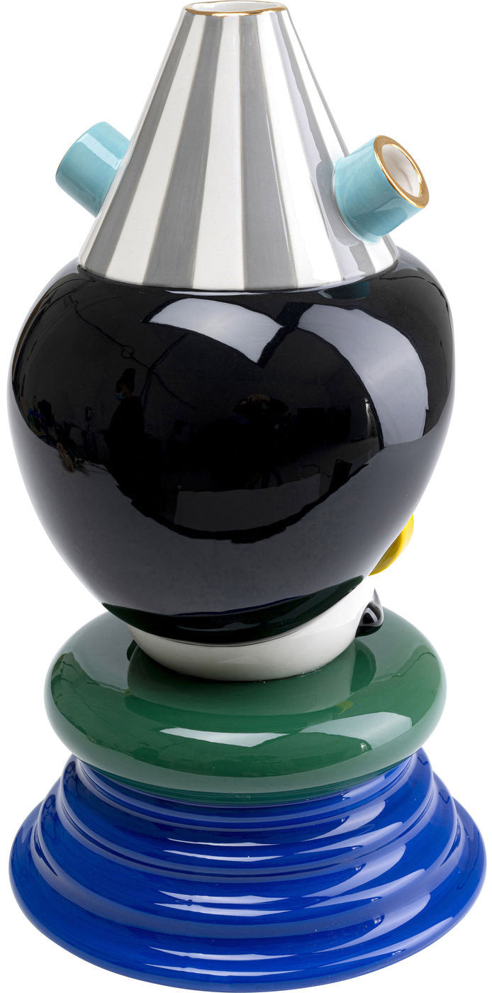Man Face Vase — Handmade Ceramic Decoration