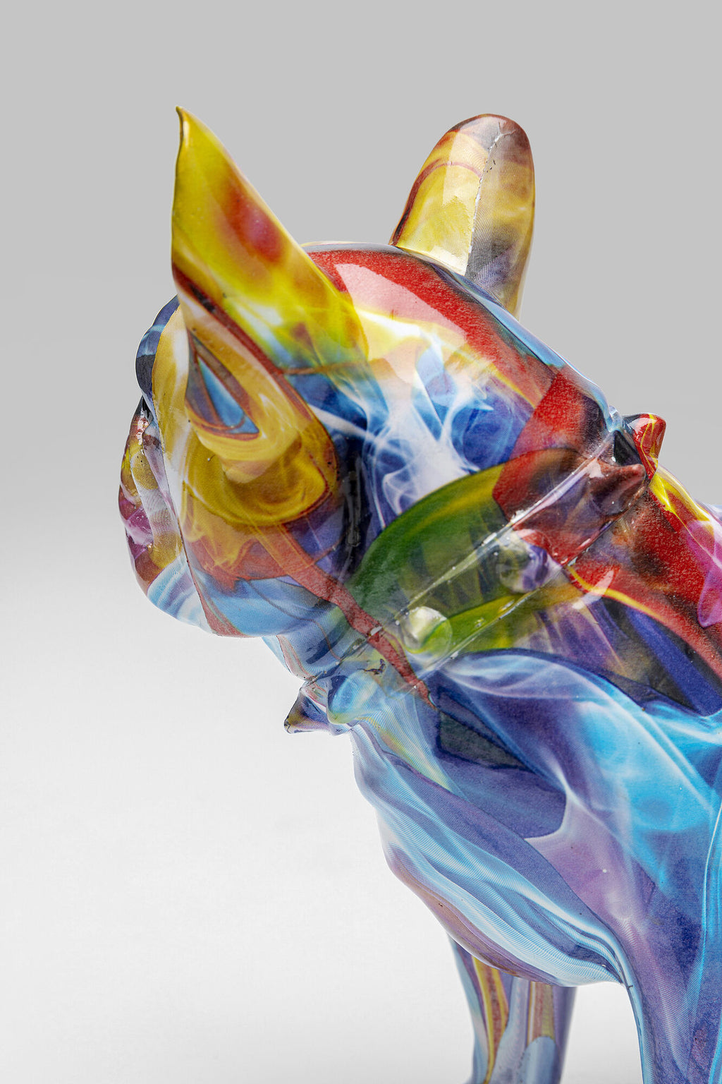 Graffiti Bulldog — Handmade Decorative Figurine