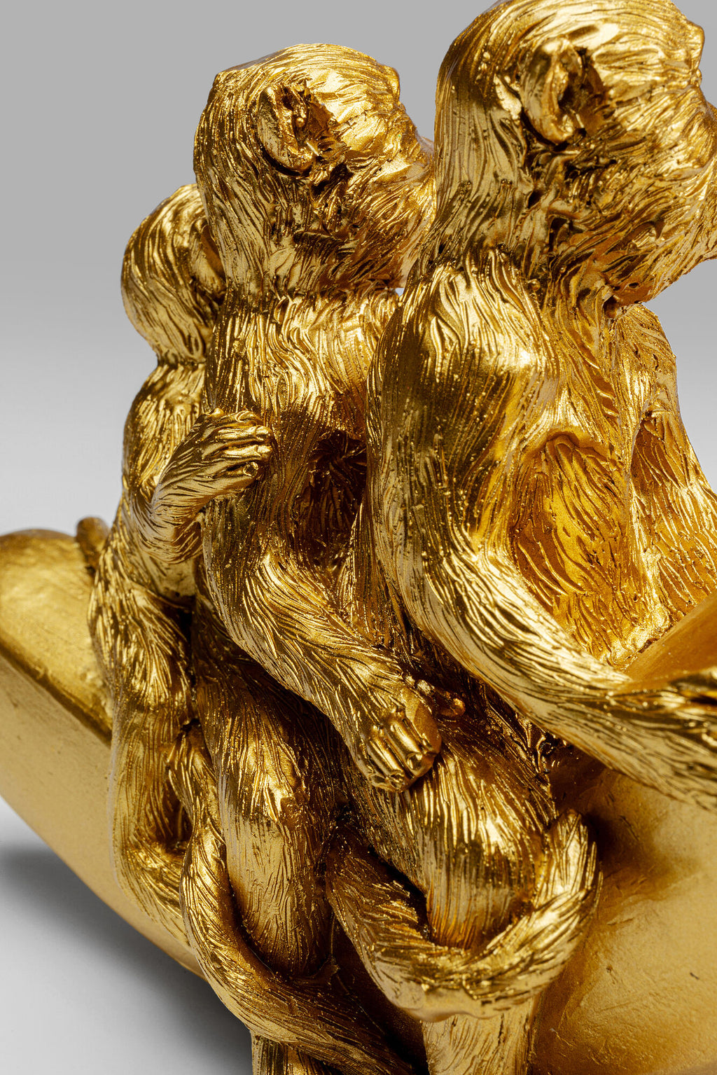 Monkeys on a Banana — Handmade Decorative Figurine