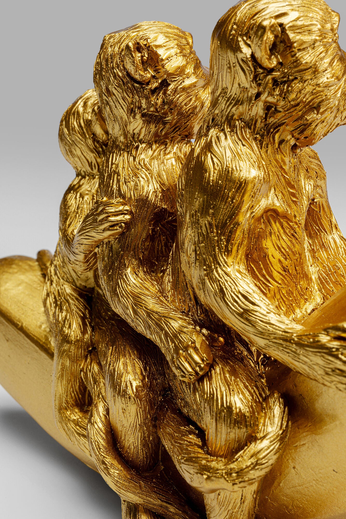 Monkeys on a Banana — Handmade Decorative Figurine