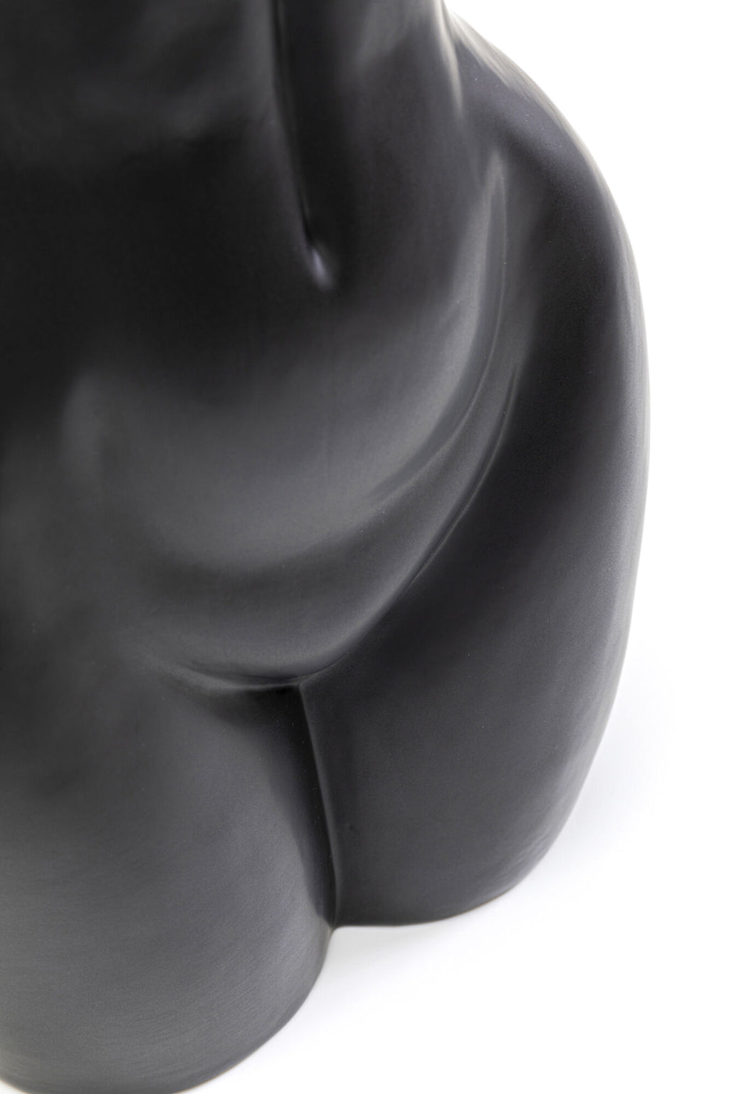 Black Body Vase — Handmade Ceramic Decoration
