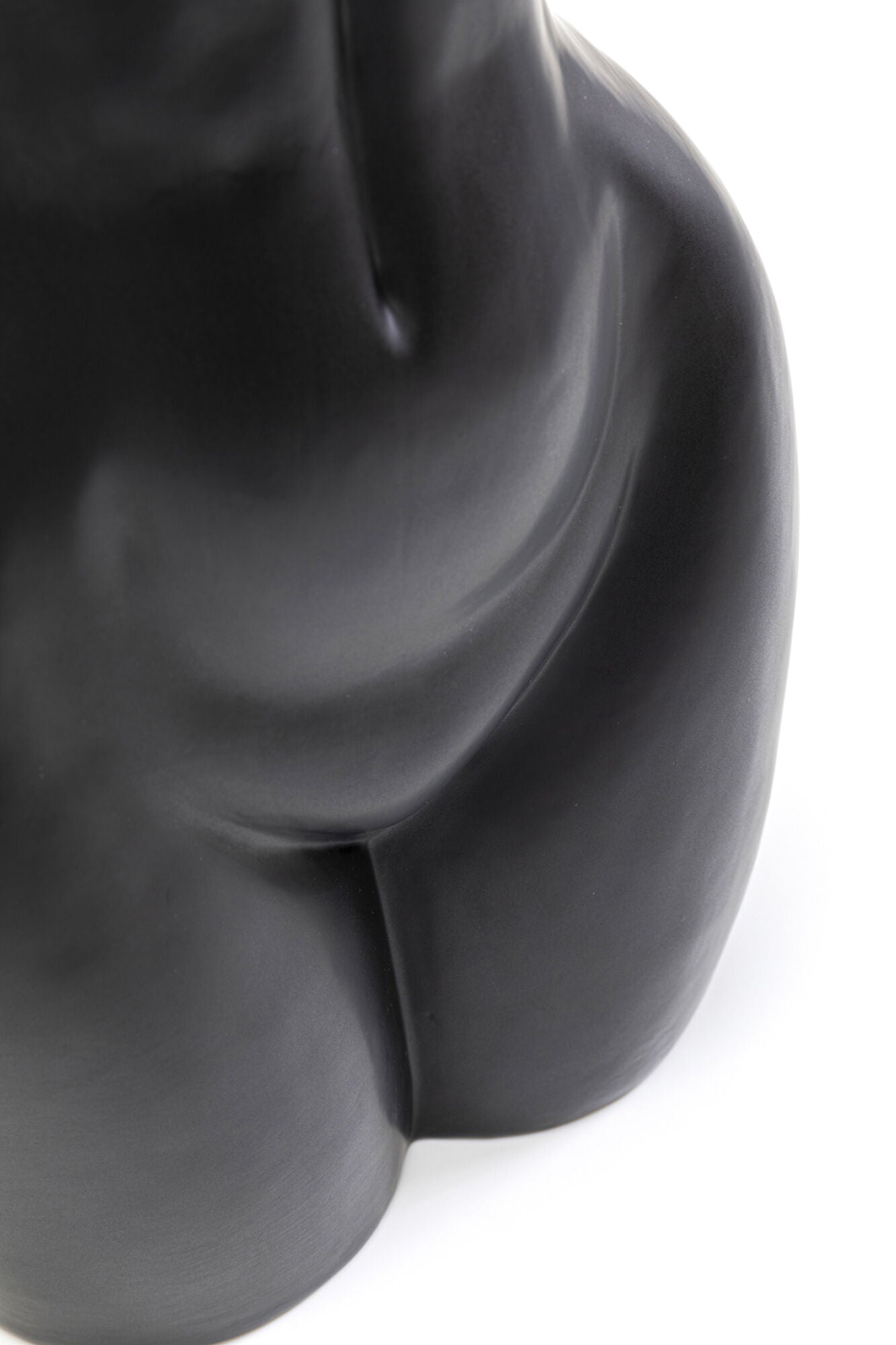 Black Body Vase — Handmade Ceramic Decoration
